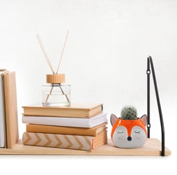 Fox shape ceramic pot