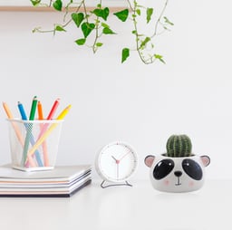 Panda shape ceramic pot