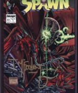 todd McFarland spawn signed comic book