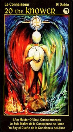 20 KNOWER Tarot Card I Am One Tarot Deck