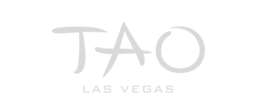 Tao Nightclub Las Vegas logo, an iconic venue included in Nocturnal Tours' unforgettable Las Vegas club crawl experiences.