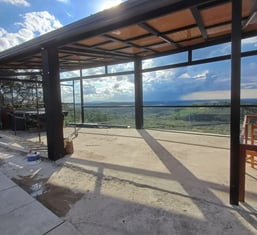 Deck de vidro