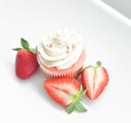 Strawberry with Strawberry Buttercream Icing