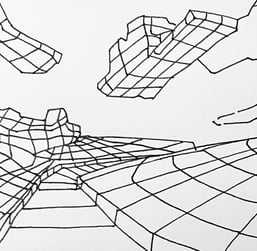 cross contour drawing technique
