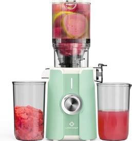 LINKChef Extractor de Prensado en Frio, Extractor de Jugos Verduras y Frutas Enteras 