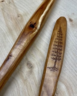 Kolorosing on spoon fir tree