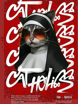 "Cat-holics - The Coolest Nun in Town"