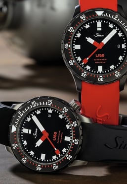 Sinn U50 SDR and Sinn U50 S Black Dive Watch