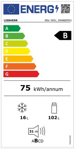 Energielevel vom Liebherr IRBi 3951