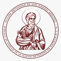 Misión San Andrés , Iglesia Ortodoxa en America logo