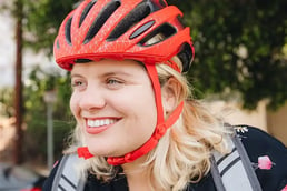 wearing a cycling helmet is fun 