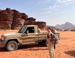 The Traveling Backpack - Desierto de Wadi Rum