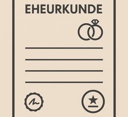 Certificado de matrimonio alemán, traducción jurada