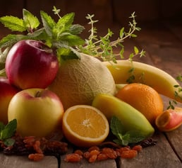 Une corbeille de fruits