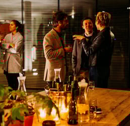 Friends gathering