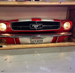 1965 Ford mustang calandre, made from a real car,ford mustang calendre,