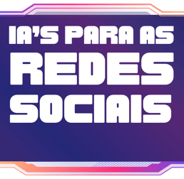 Imagem com título do treinamento IAs para redes sociais.