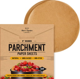 round parchment paper sheets