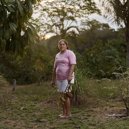 Cleociana Figueira, member of AMAR (Association of Rural Women Farmers). Taruma-Mirim - INCRA; Manaus/AM, Brazil - 2016.