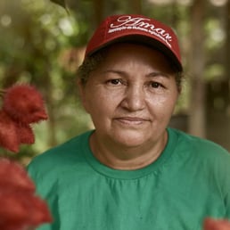 Mrs. Branca, member of AMAR (Association of Rural Women Farmers). Taruma-Mirim - INCRA; Manaus/AM, Brazil - 2016.