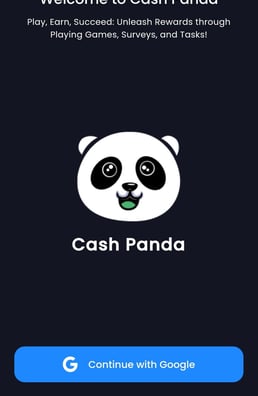 a panda bear with a cashier on the screen