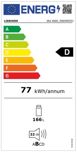 Energielevel vom Liebherr IRd 4000
