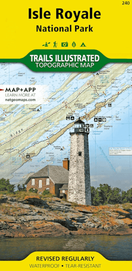 Isle Royale National Park Map guide