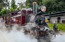 The Puffing Billy, a touristic train in the Dandenong Ranges