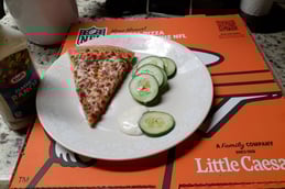 Little Caesars cheese pizza