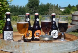 Les Bier'ouettes de la Brasserie d'Amboise : blonde, blanche, ambrée et noire