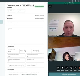 Application téléconsultation assistée
