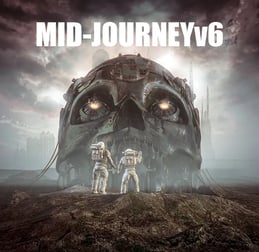 MidJourney v6 is an AI-powered art generator creating photorealistic and stylized visuals
