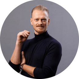 Close up of Leon van der Laan