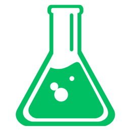a green flask
