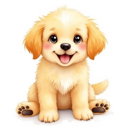 free cute dog clipart