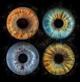 iris foto für Familie, Auge, Macroaufnahme, Geschenk