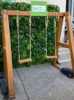 Décors, Photocall, Balançoire, Bois, événement, Lyon Street Food Festival