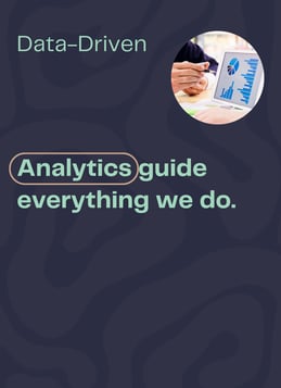 card image defining data driven