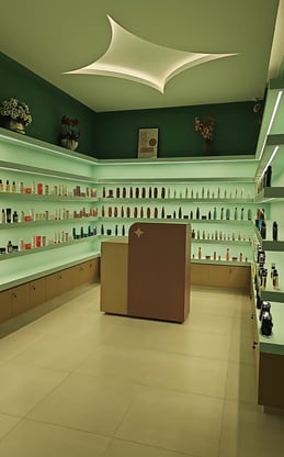 Loja de cosméticos profissionais do We Hall Beauty em Bauru, oferecendo produtos de alta qualidade p