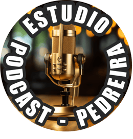 Estúdio Pedreira 🎙️ logo