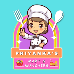 PMNM - Priyanka's Mart & Munchies logo