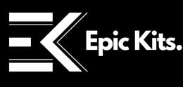 epic kits logo on a black background