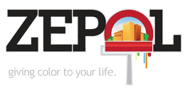 Zepol Logo. Giving color to your life.
