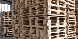 Special Order Block Pallets in warehouse