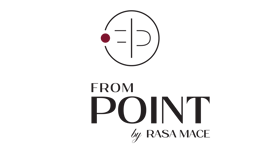 Vizualinio identiteto dizainas ir logotipas From Point by RASA MACE