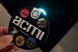The very clever 'lens' of the ACMI that allows you to collect artorks during your visit