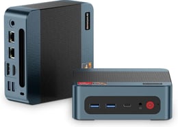 BOSGAME Mini PC P3 Lite Procesador AMD Ryzen 7 6800H hasta 4,7 GHz, Windows 11 Pro Mini ordenador