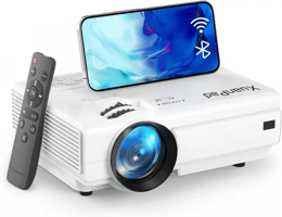 XuanPad Mini Proyector con WiFi6 Bluetooth, Full HD 1080P