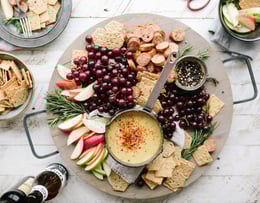 gesundes essen, platte, snacks