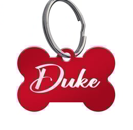 Personalized Bone-Shaped Aluminum Pet Tags